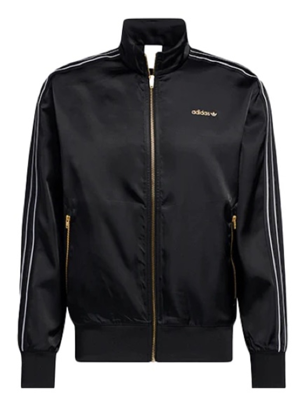 Adidas Jacket with Gold Accents. Like New!! Men Small